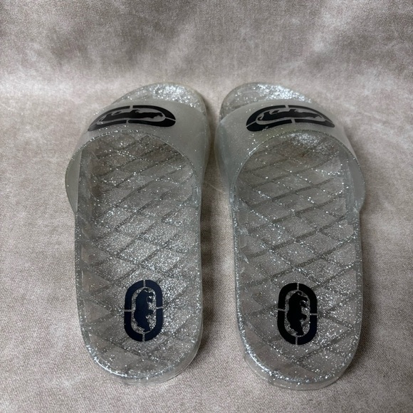 ECKO Unlimited Clear Jelly Slides Sandals Woman’s  Sz 7 UNISEX - Picture 3 of 5